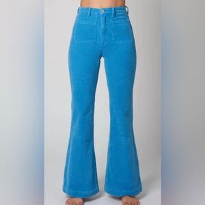 ROLLA'S Eastcoast Flare Blue Corduroy Pants